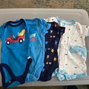 Bundle of newborn boys onsie